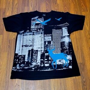 Vintage 1990s/2000s RZST 2 Soilders In Arms Graphic Print T-Shirt USA Size XL B6